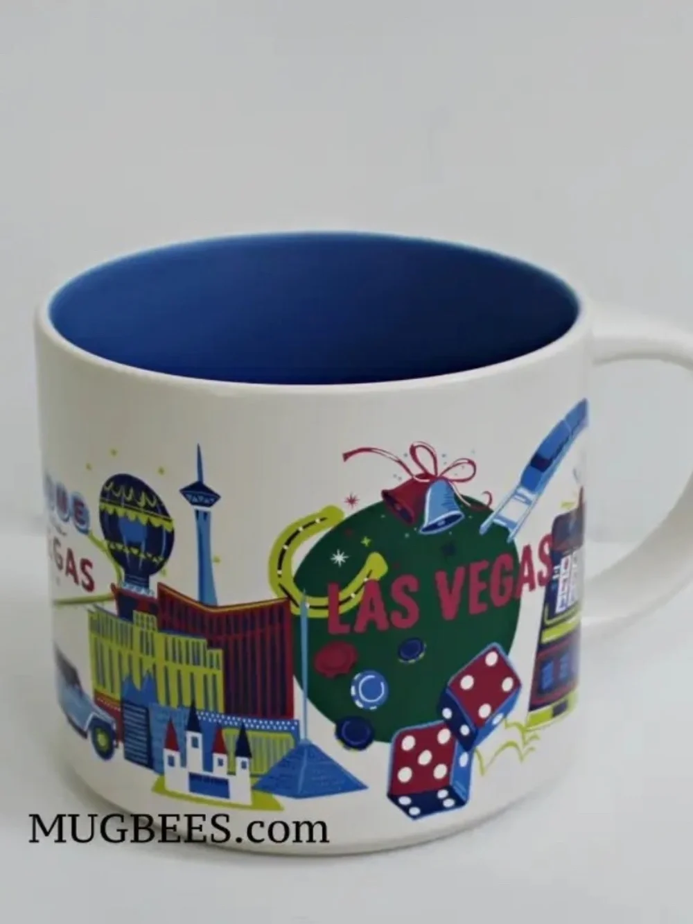 Starbucks Discovery Series Las Vegas Ceramic Coffee Tea Cup Mug 14 oz